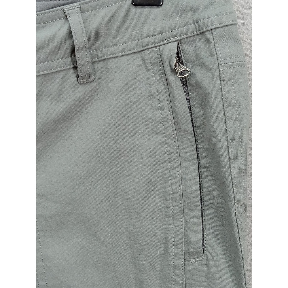 REI Sahara Convertible Hiking Pants Women's 10 Green Zip Off Outdoor Trail Gorp - Picture 5 of 11